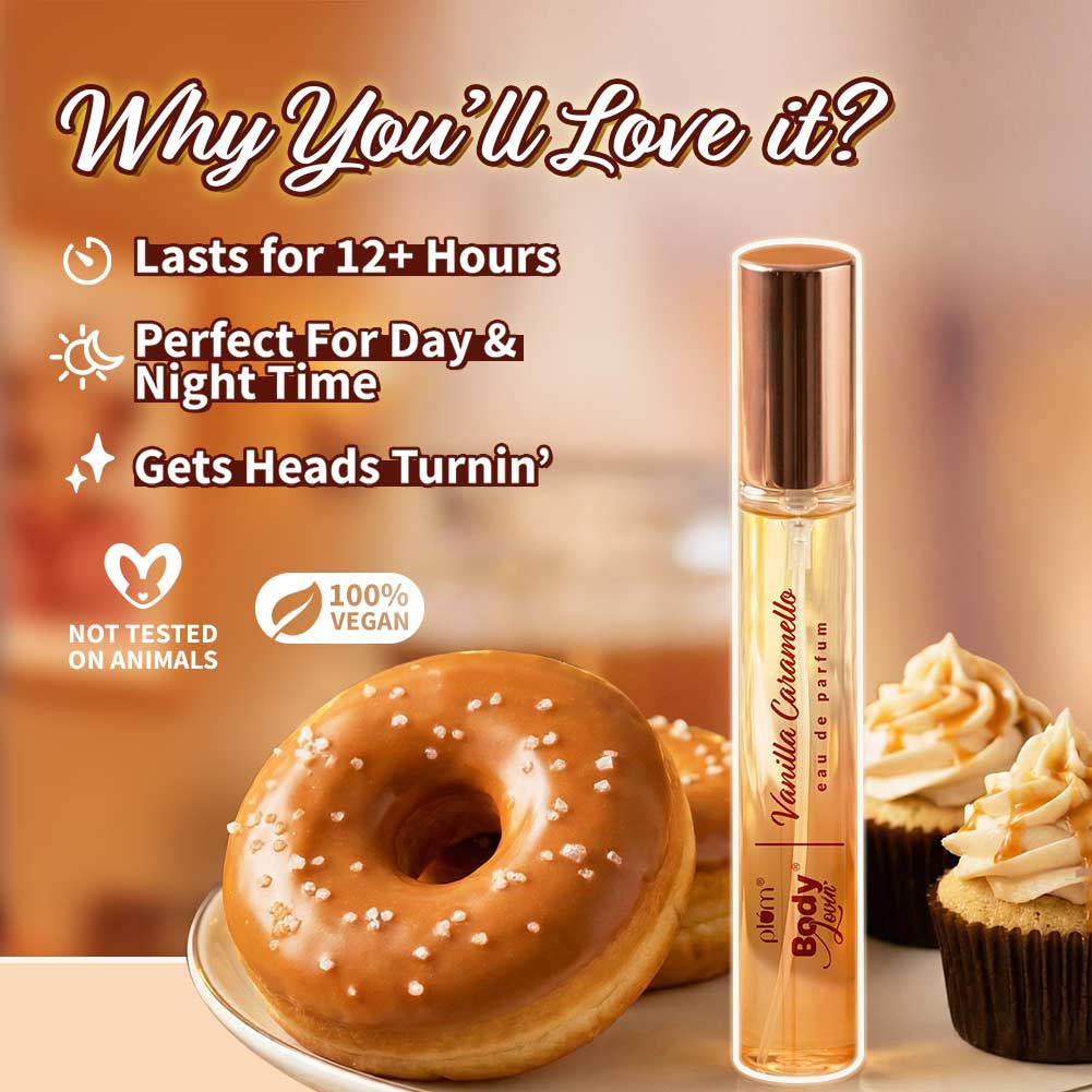 Vanilla Caramello Eau De Parfum (Perfume) by Plum BodyLovin'