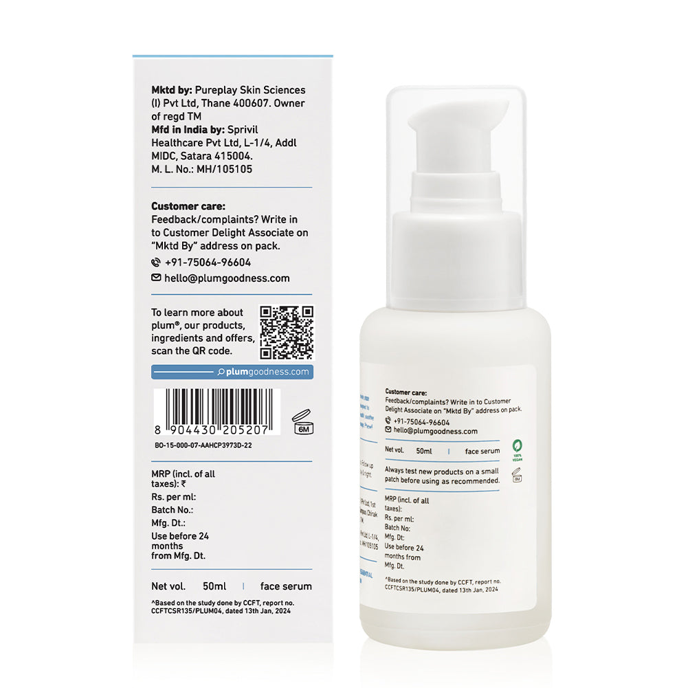 10% Niacinamide Face Serum with Rice Water (50 ml) - Pack of 2