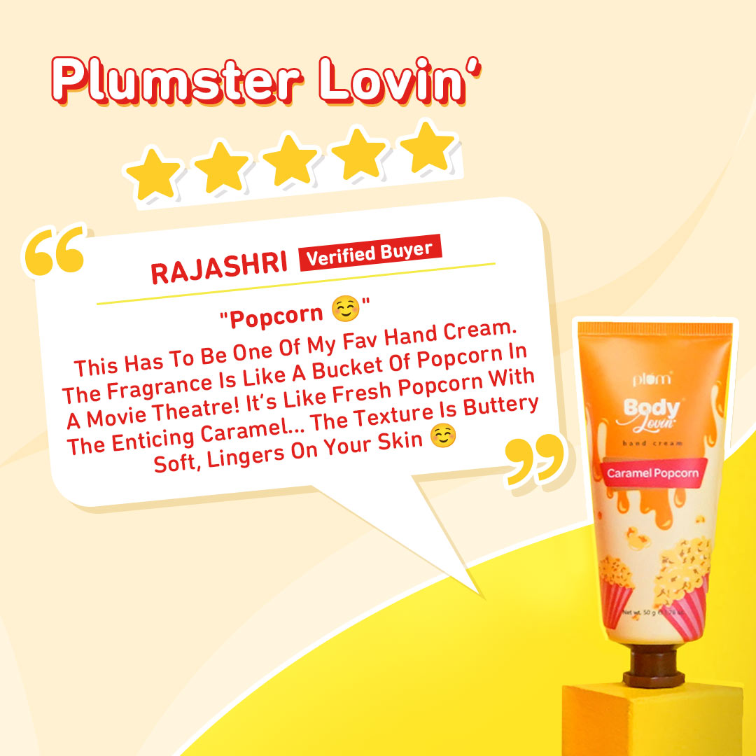 Caramel Popcorn Hand Cream by Plum BodyLovin'