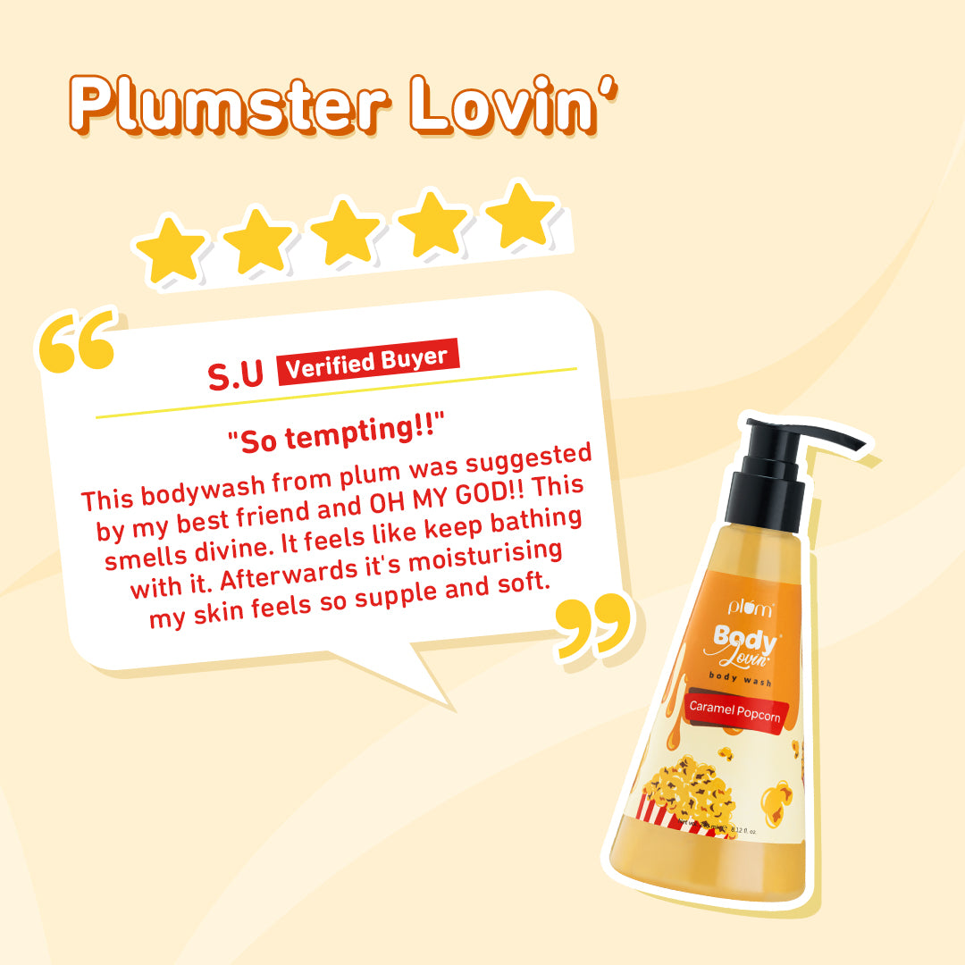 Caramel Popcorn Body Wash by Plum BodyLovin'