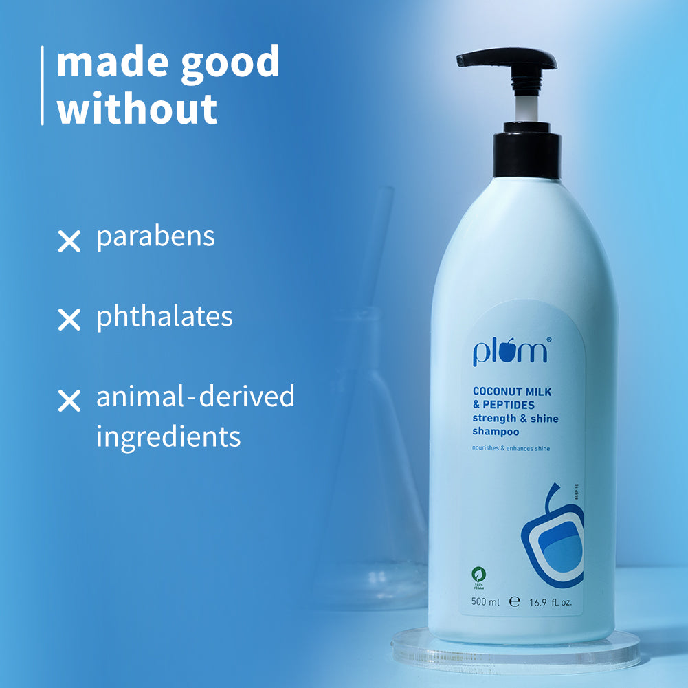 Coconut Milk & Peptides Shampoo For Soft & Shiny Hair