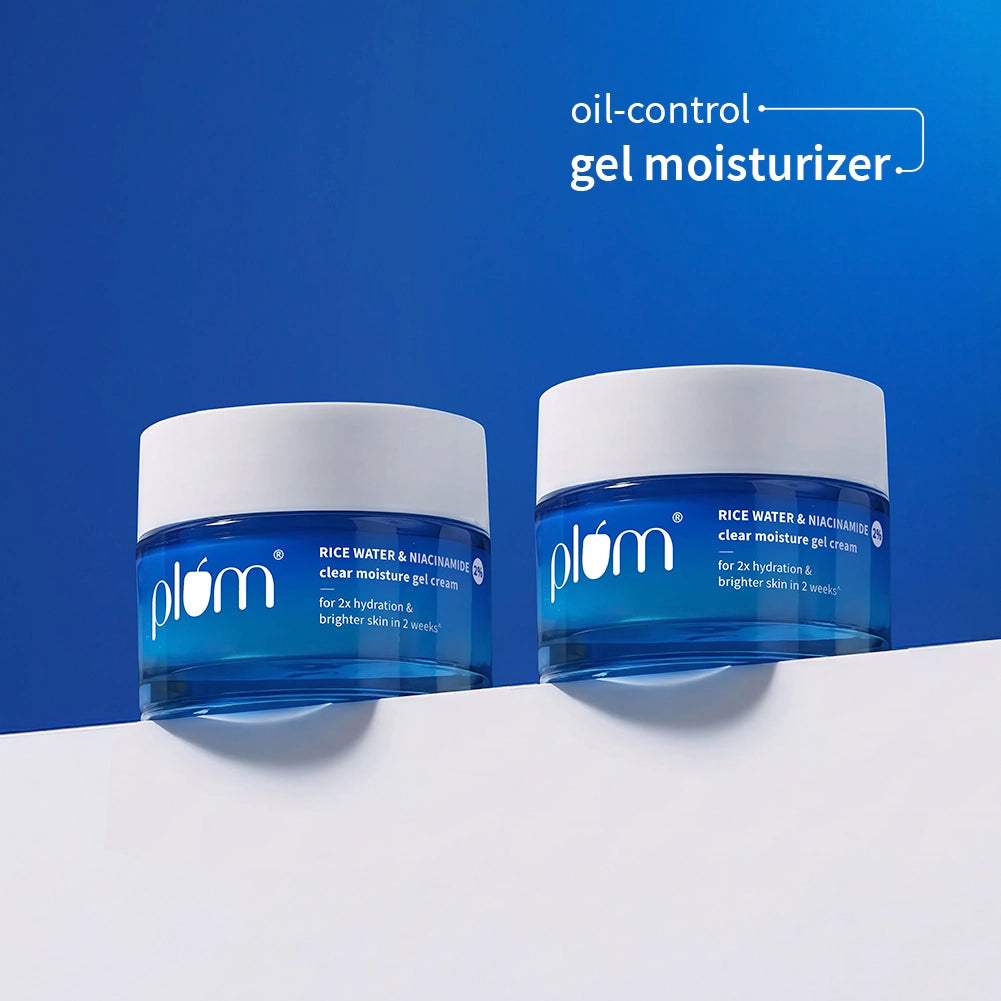 2% Niacinamide & Rice Water Brightening Gel Moisturizer For Clear & Bright Skin
