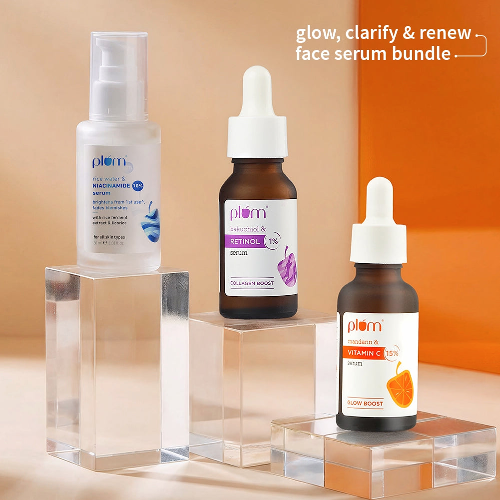 Glow, Clarify & Renew Face Serum Bundle