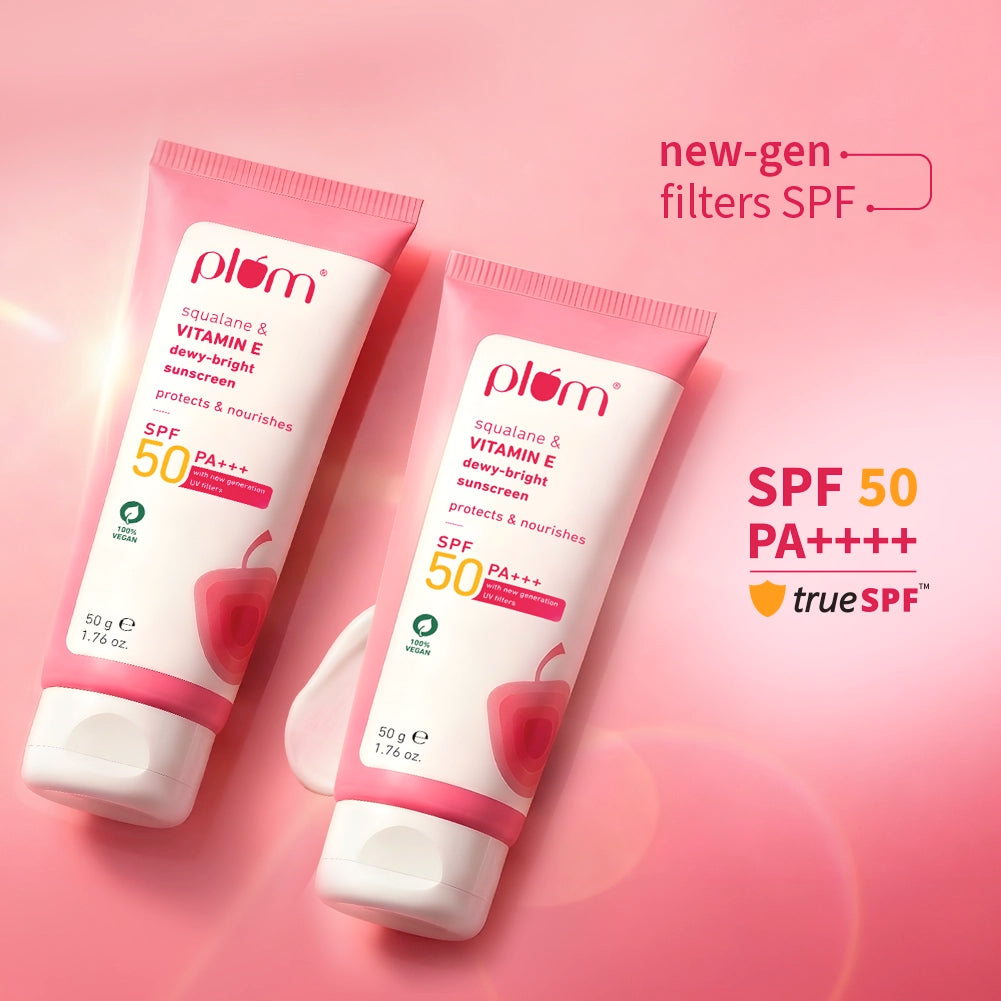 Squalane & Vitamin E Dewy-Bright Sunscreen SPF 50 PA+++