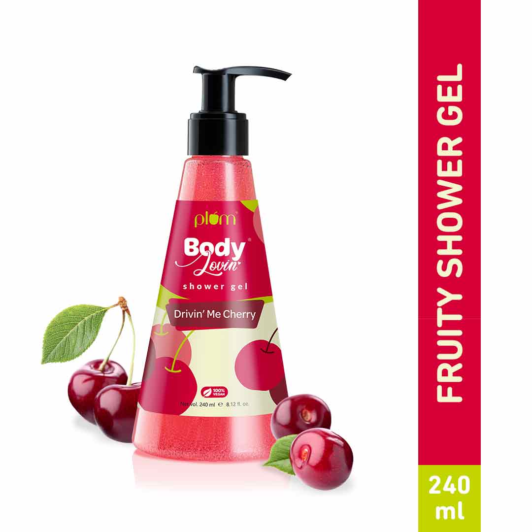 Drivin' Me Cherry Shower Gel by Plum BodyLovin'