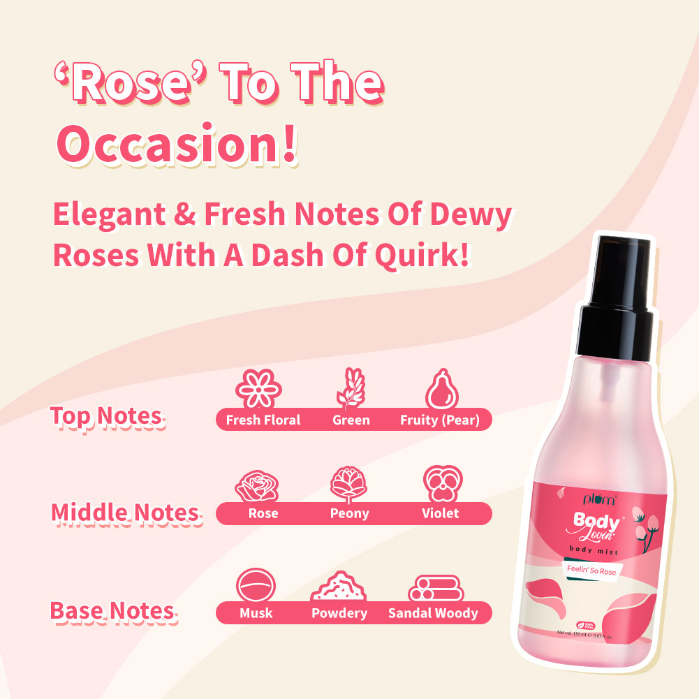 Feelin' So Rose Body Mist by Plum BodyLovin'
