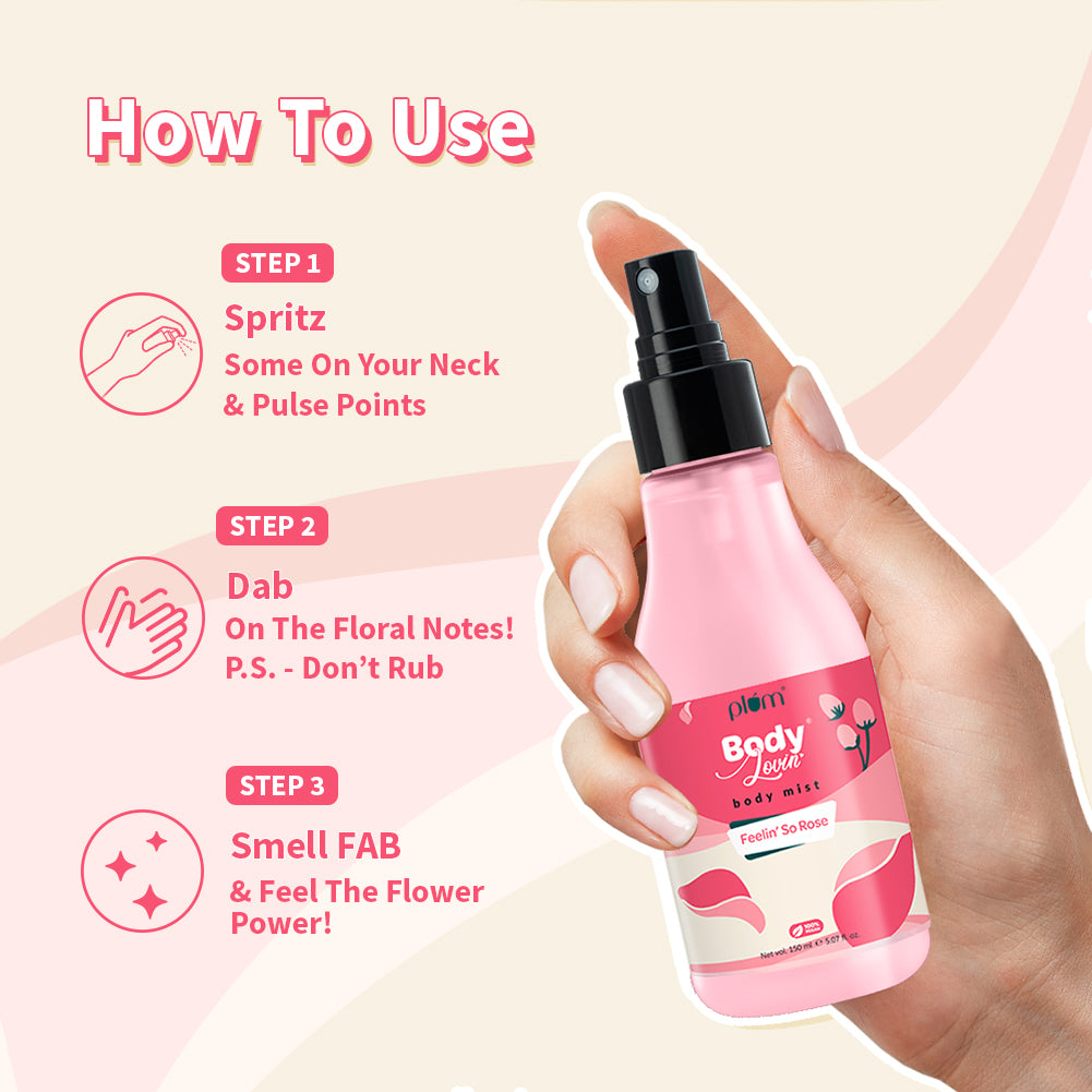 Feelin' So Rose Body Mist by Plum BodyLovin'