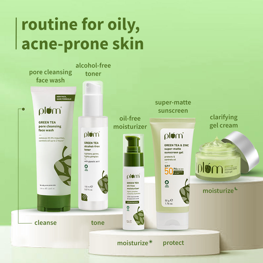 Green Tea Pore Cleansing Face Wash for Acne