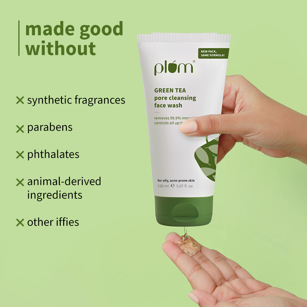 Green Tea Pore Cleansing Face Wash for Acne
