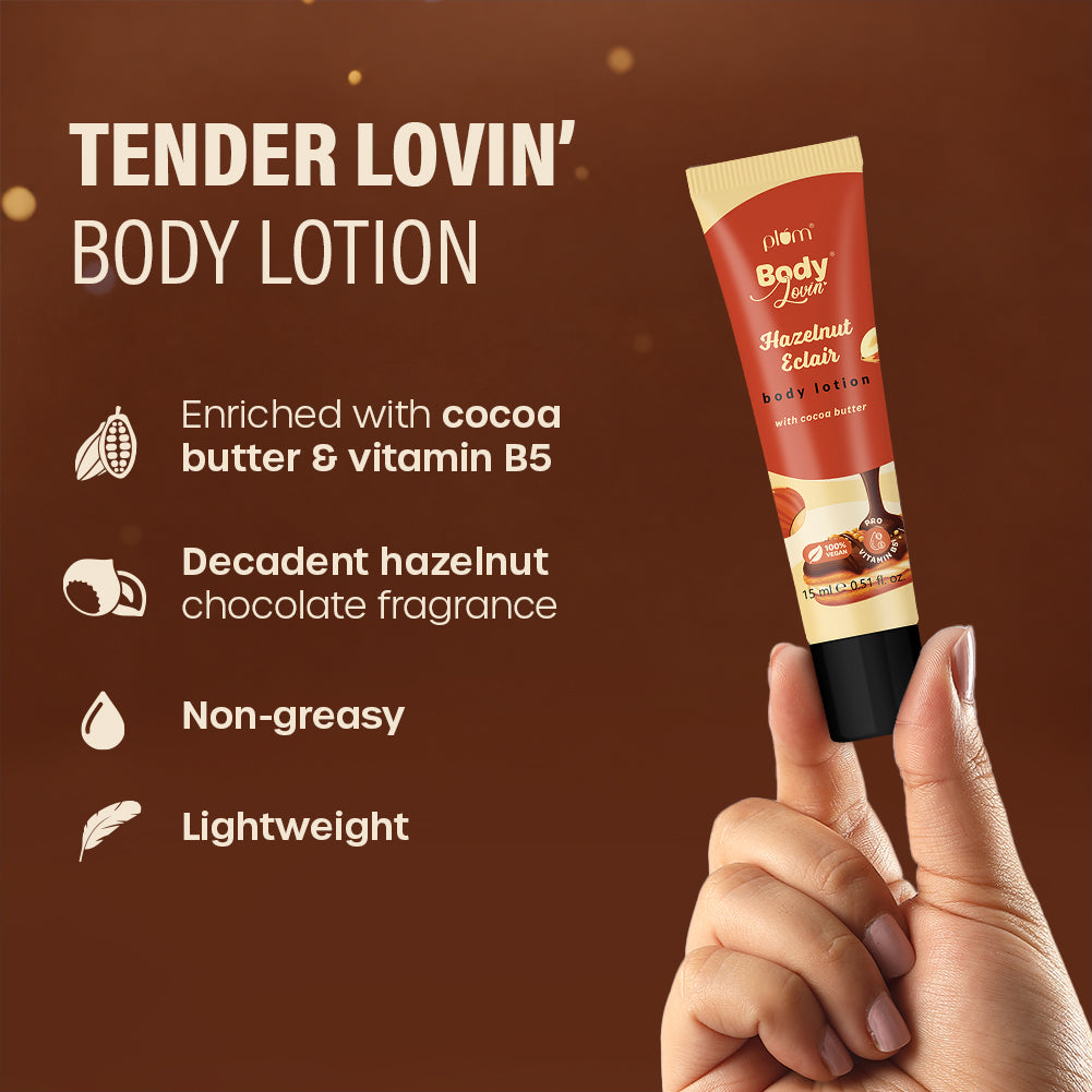 Tender Lovin' Eclair Trio by BodyLovin' | Body wash | Body Mist | Body Lotion | Travel-size