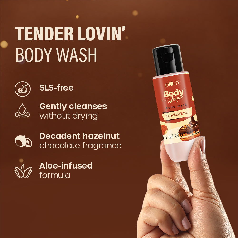 Tender Lovin' Eclair Trio by BodyLovin' | Body wash | Body Mist | Body Lotion | Travel-size