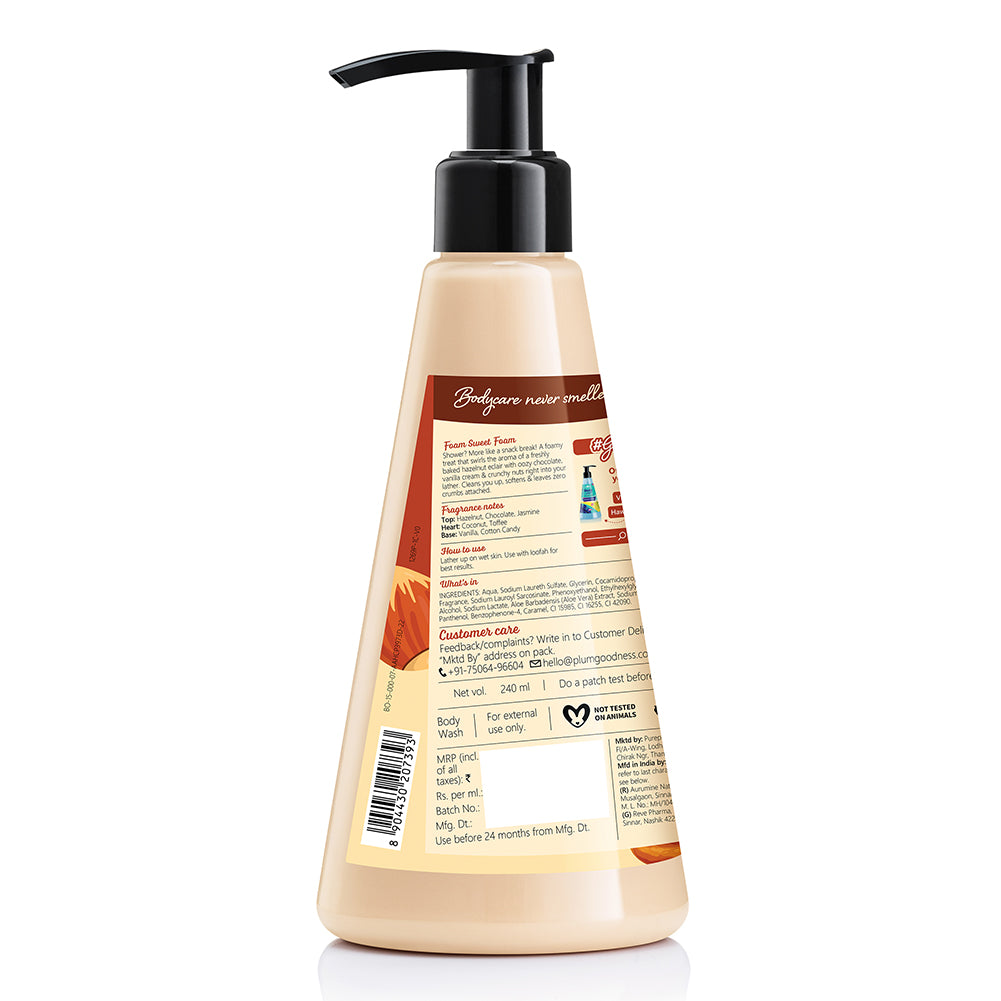 Hazelnut Eclair Body Wash by Plum BodyLovin'