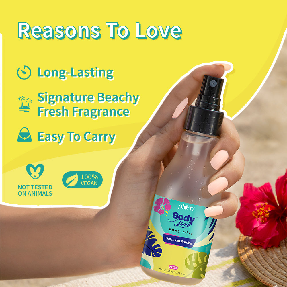 Vanilla & Beachy Vibes Body Mist Duo by BodyLovin'