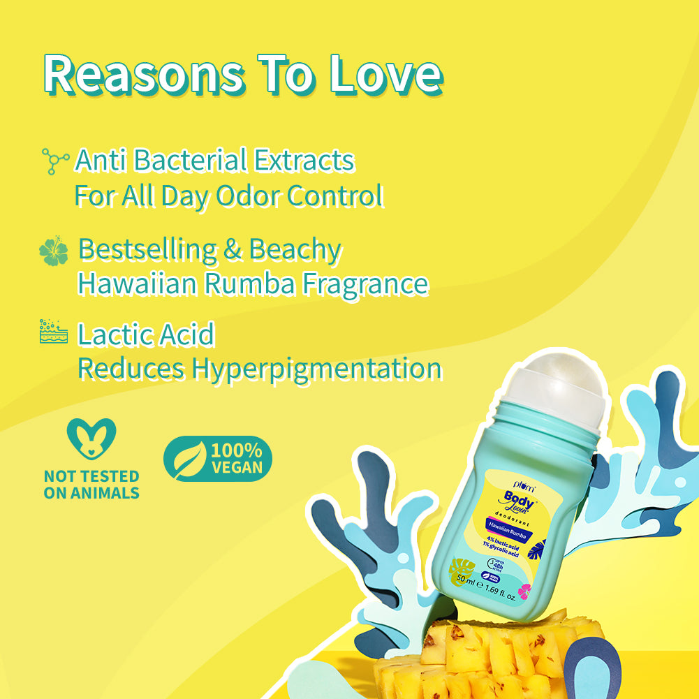 Hawaiian Rumba Deodorant Roll On by Plum BodyLovin'