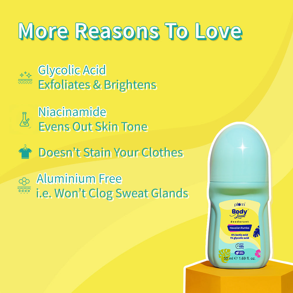 Hawaiian Rumba Deodorant Roll On by Plum BodyLovin'