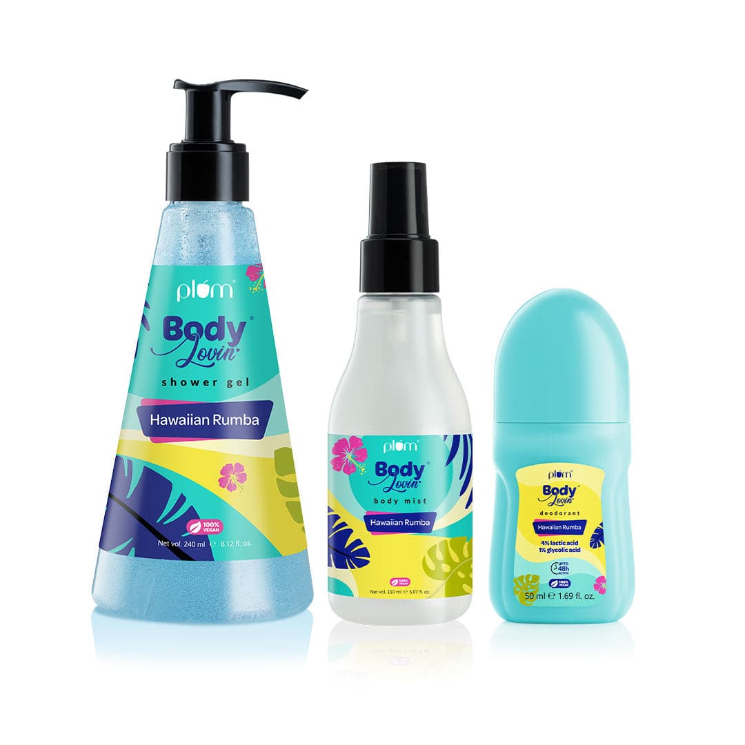 Hawaiian Rumba Morning Essentials Trio by Plum BodyLovin'