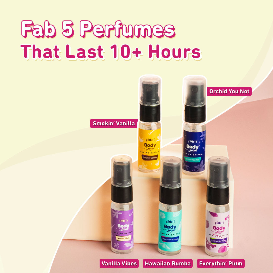 Perfume Discovery Set by Plum BodyLovin’( set of 5 perfumes)