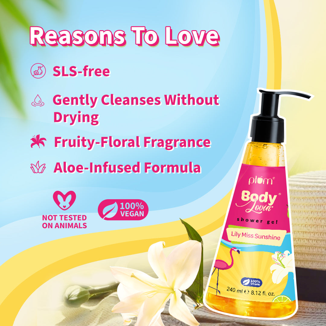 Lily Miss Sunshine Shower Gel by Plum BodyLovin'