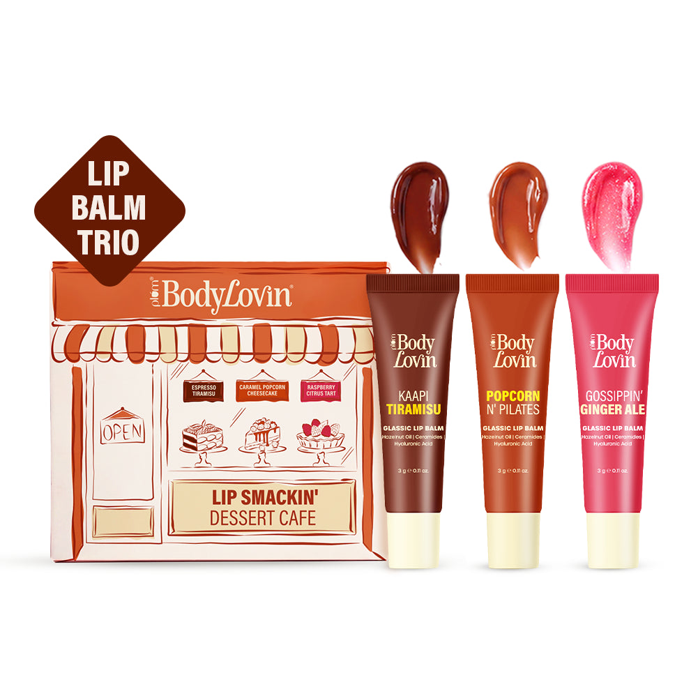 Lip Smackin' Dessert Cafe | Set of 3 - 3g Lip Balms by BodyLovin'