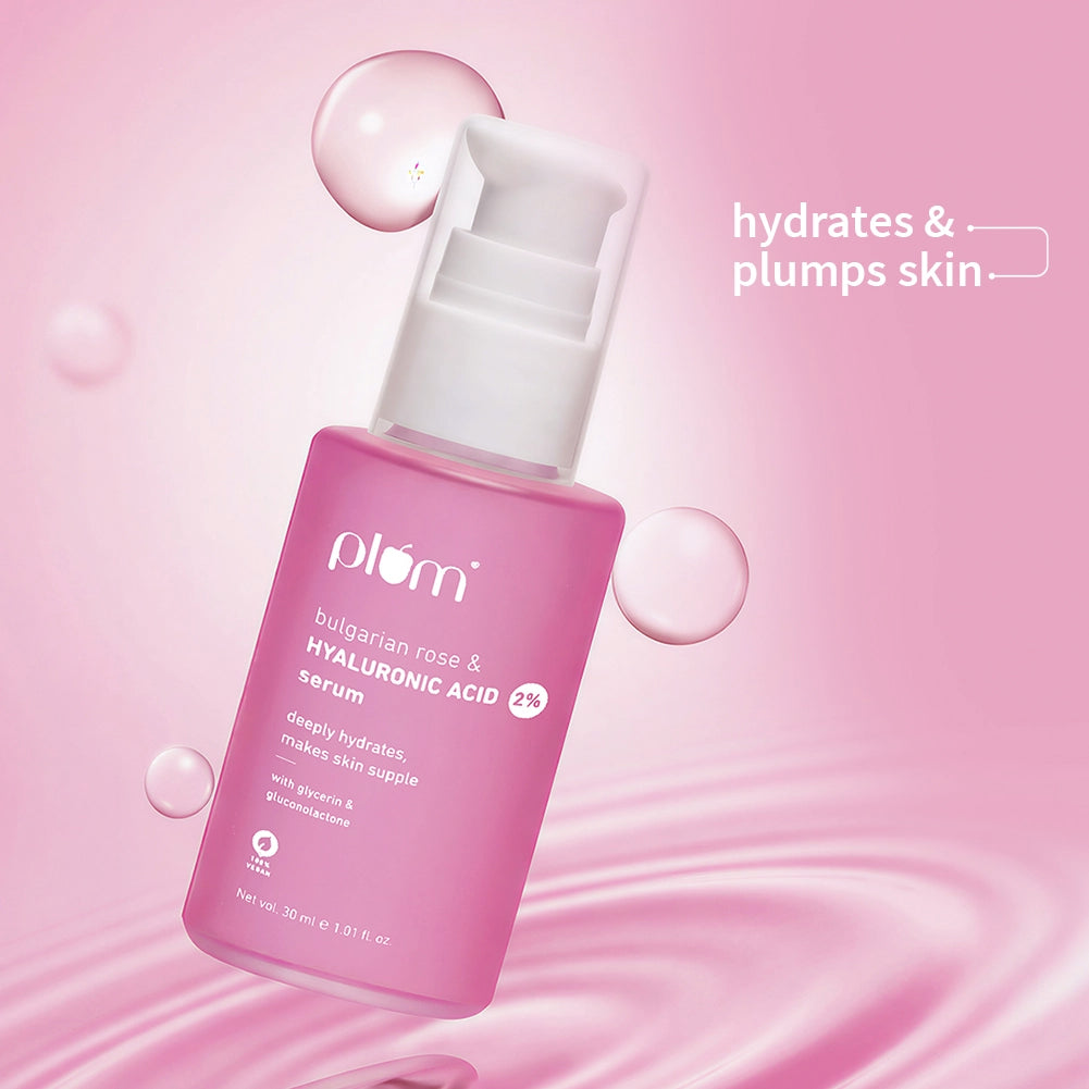Bulgarian Rose & 2% Hyaluronic Acid Serum For Dry Skin
