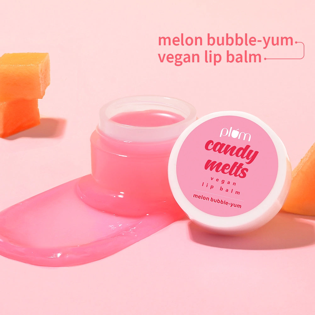 Candy Melts Vegan Lip Balm | Melon Bubble-Yum
