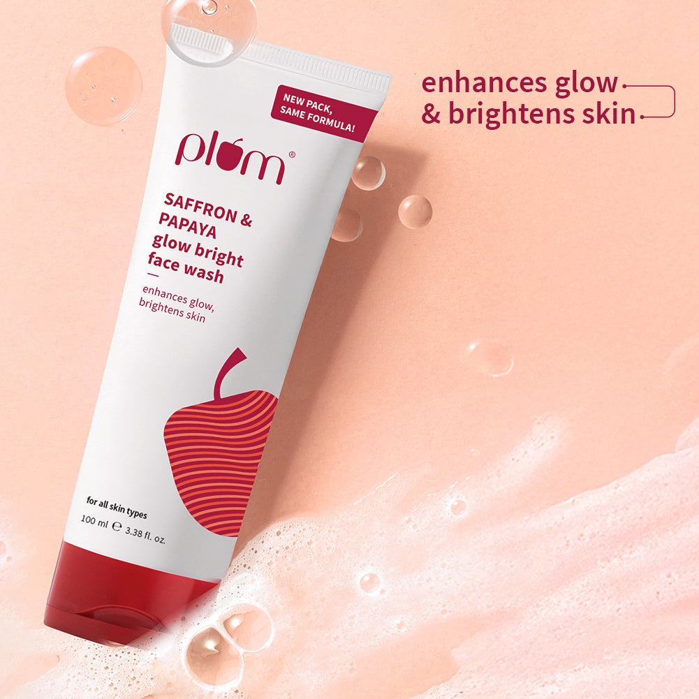 Saffron & Papaya Glow Bright Face Wash