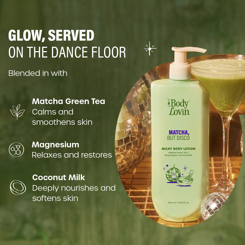 Matcha, But Disco Milky Body Lotion by BodyLovin'