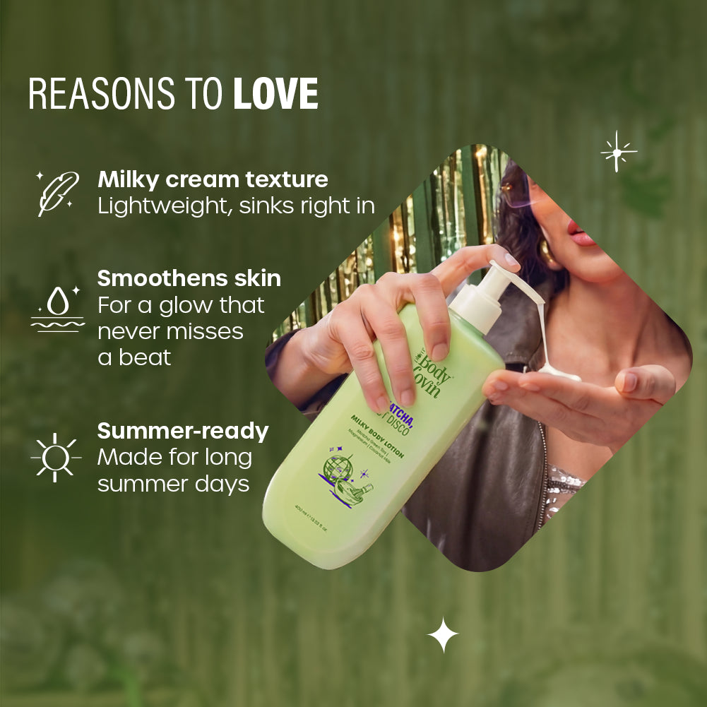 Matcha, But Disco Milky Body Lotion by BodyLovin'