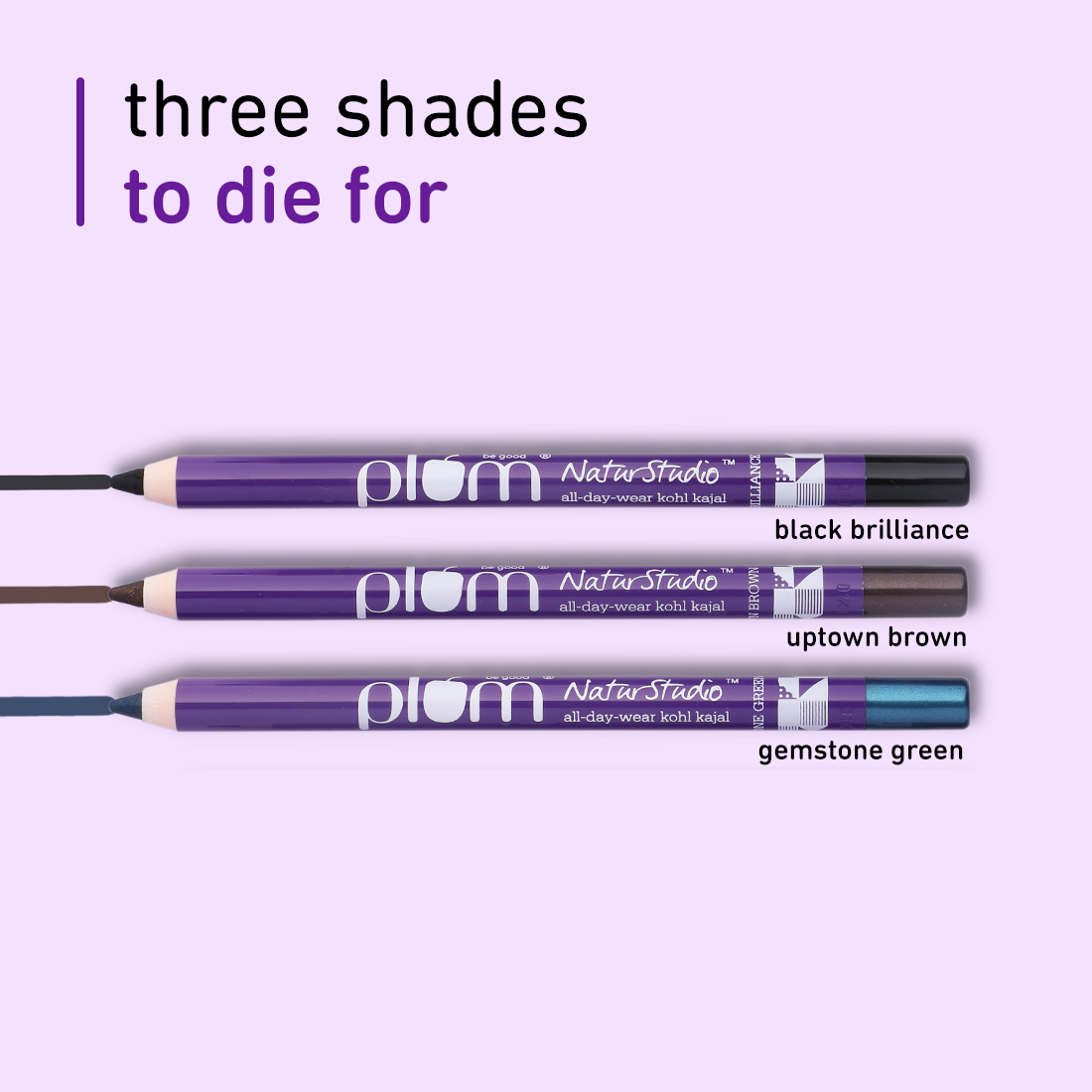 NaturStudio All-Day-Wear Kohl Kajal with FREE SHARPENER