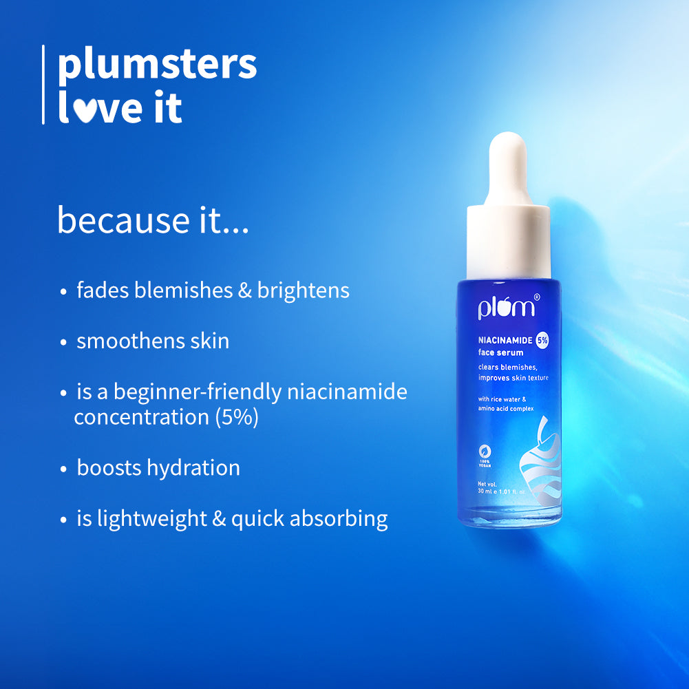 5% Niacinamide & Rice Water Brightening Face Serum