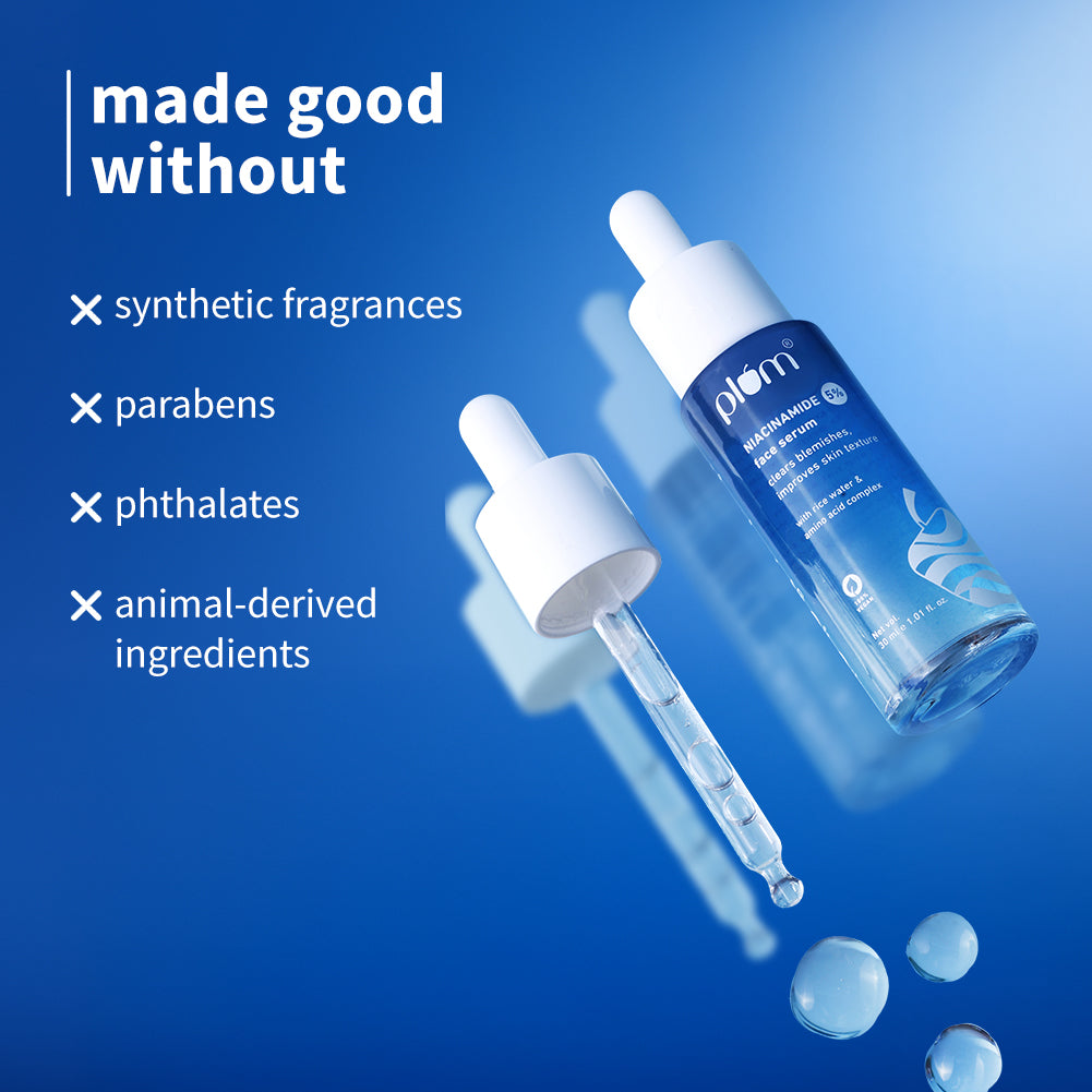 5% Niacinamide & Rice Water Brightening Face Serum For Clear & Bright Skin