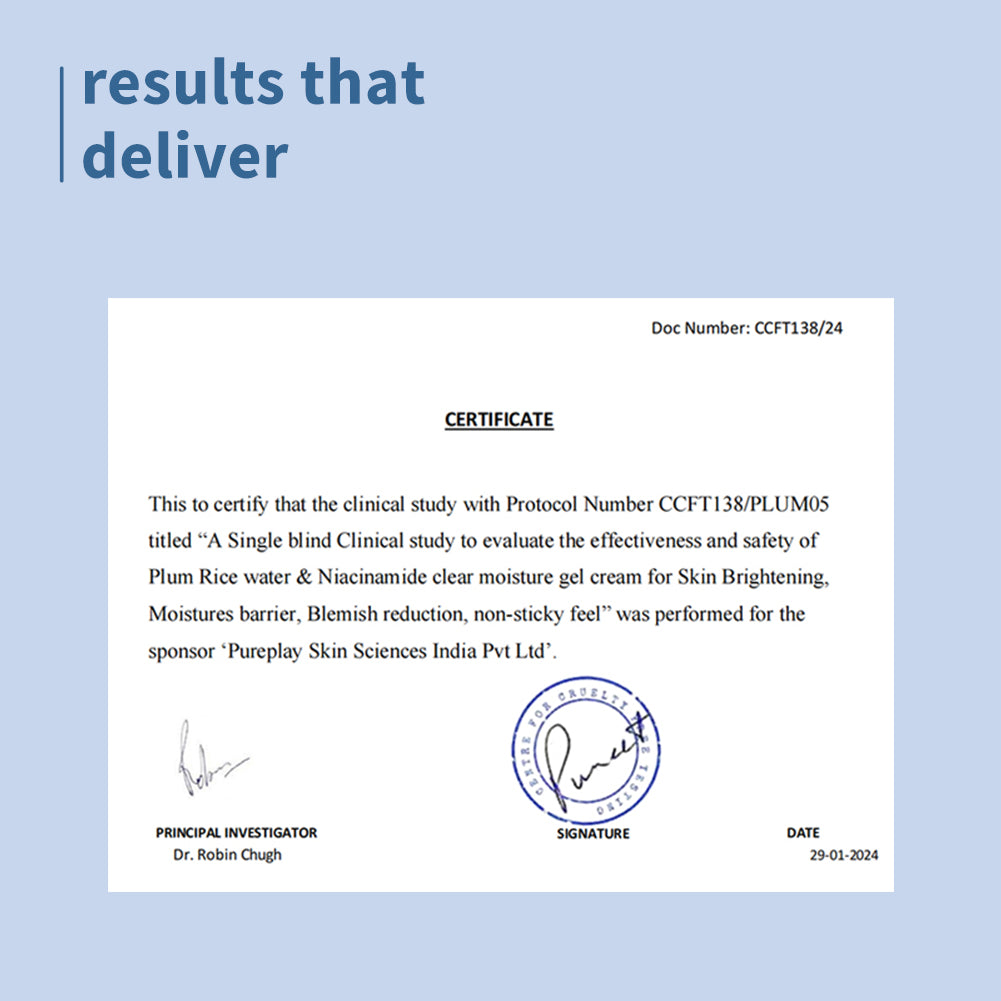 2% Niacinamide & Rice Water Brightening Gel Moisturizer