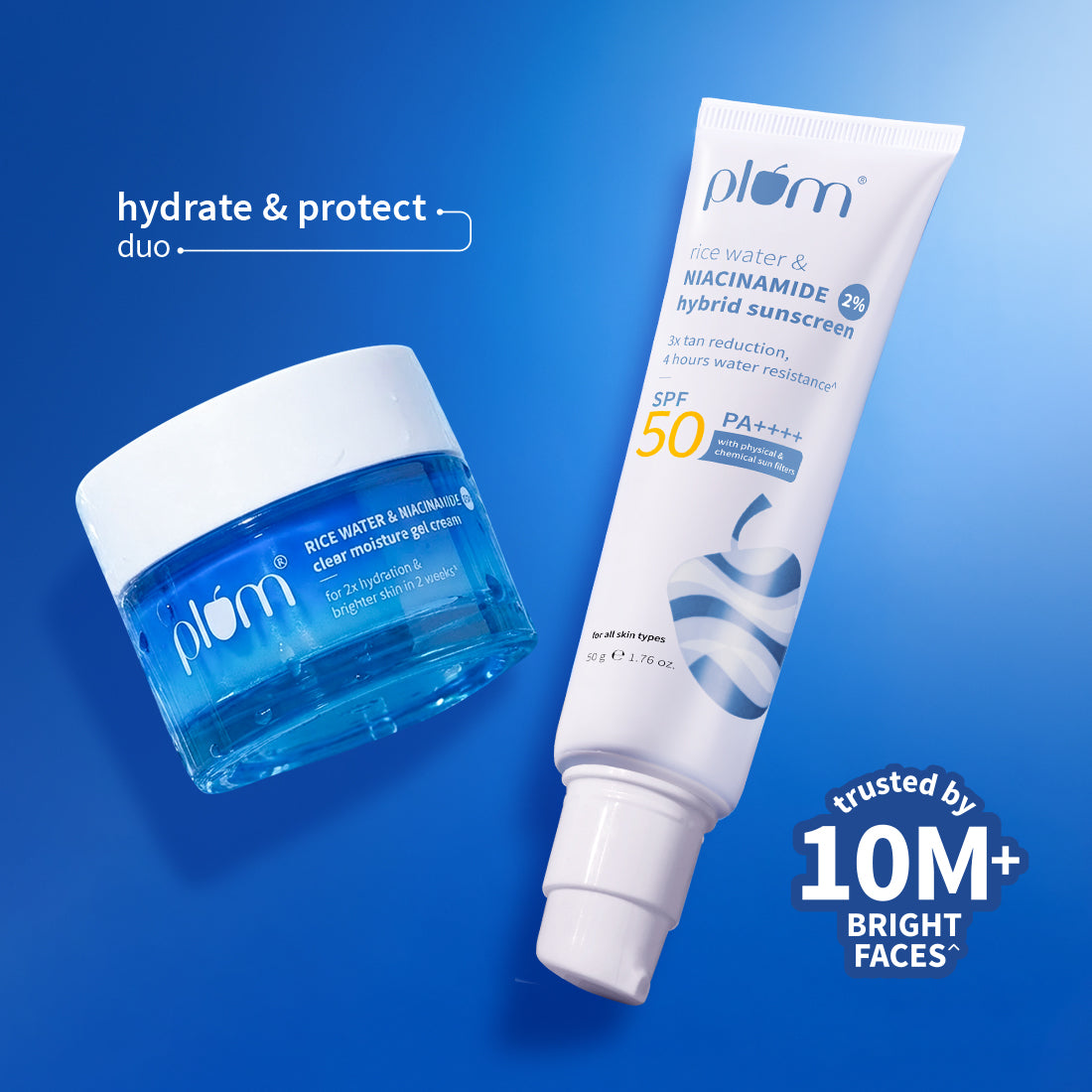 Niacinamide & Rice Water Moisturize & Protect Combo