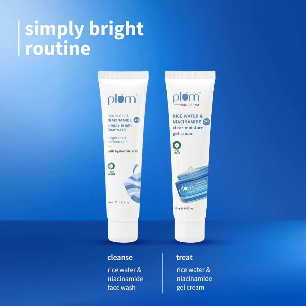 Niacinamide Duo | Facewash | Gel cream | Travel-Size
