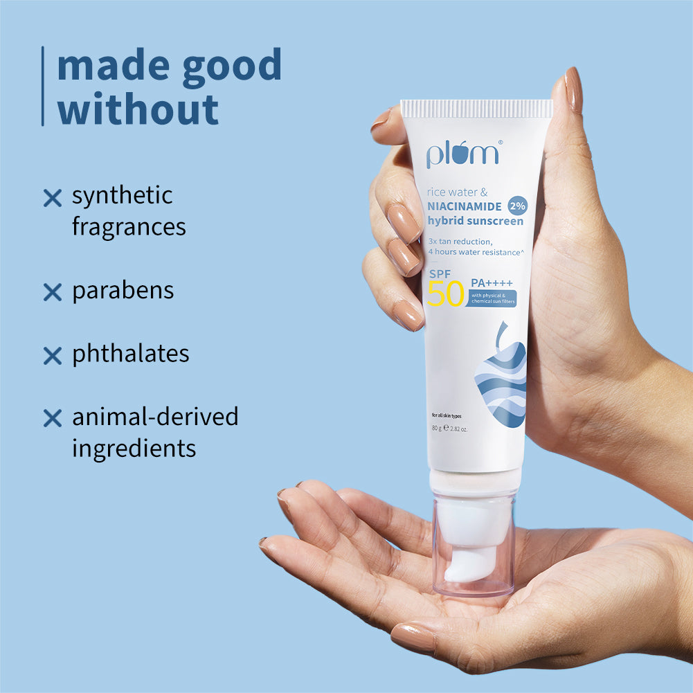 2% Niacinamide & Rice Water SPF 50 PA+++ Brightening Sunscreen