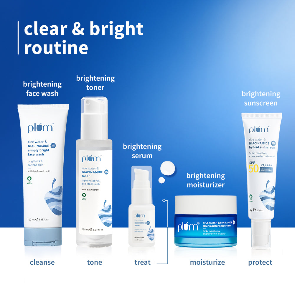 10% Niacinamide & Rice Water Brightening Face Serum