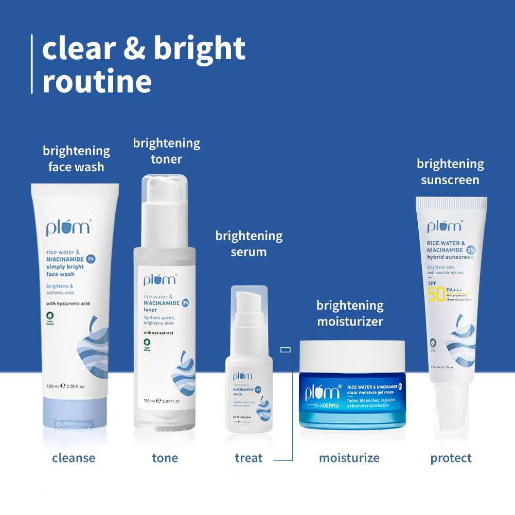 10% Niacinamide & Rice Water Brightening Face Serum