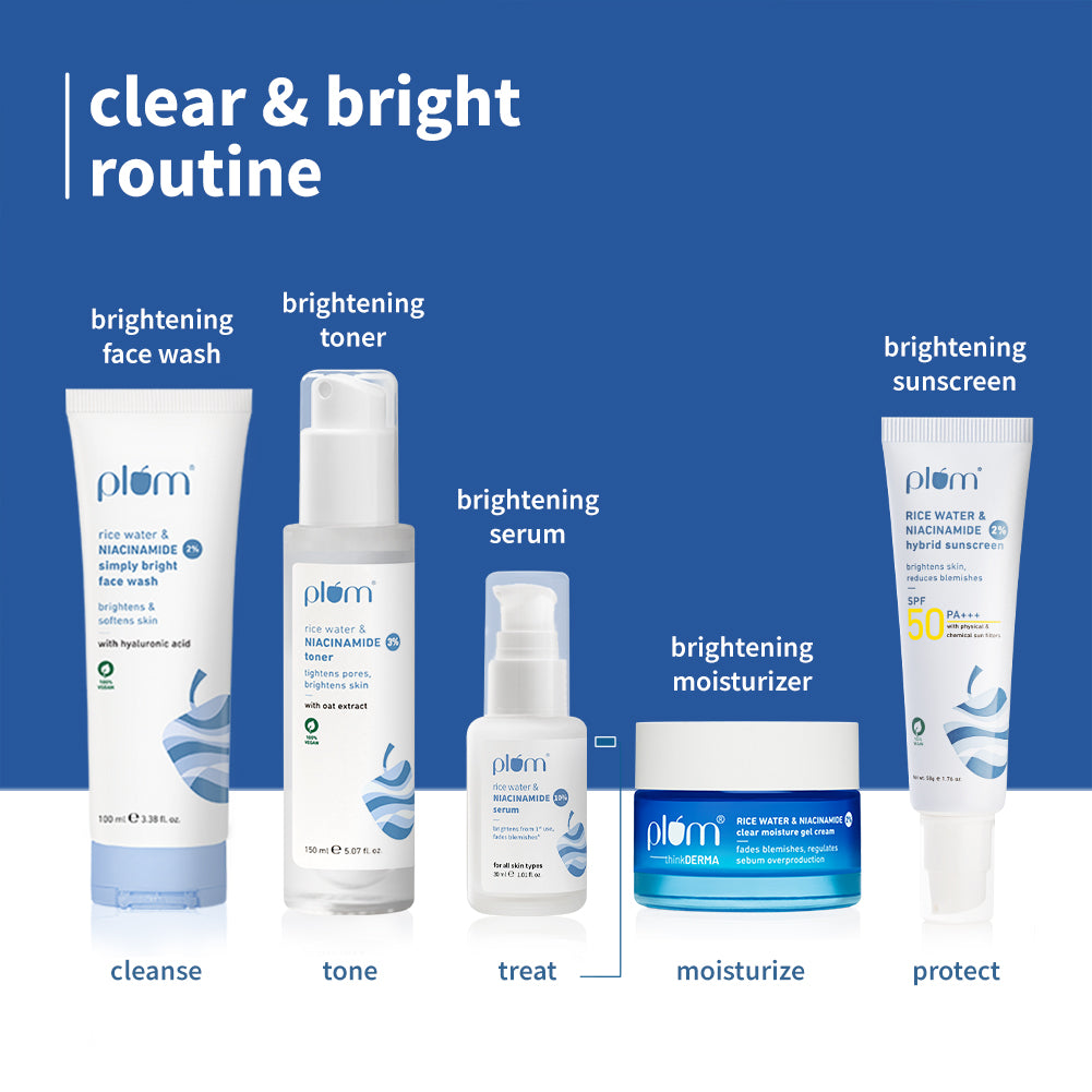 10% Niacinamide & Rice Water Brightening Face Serum