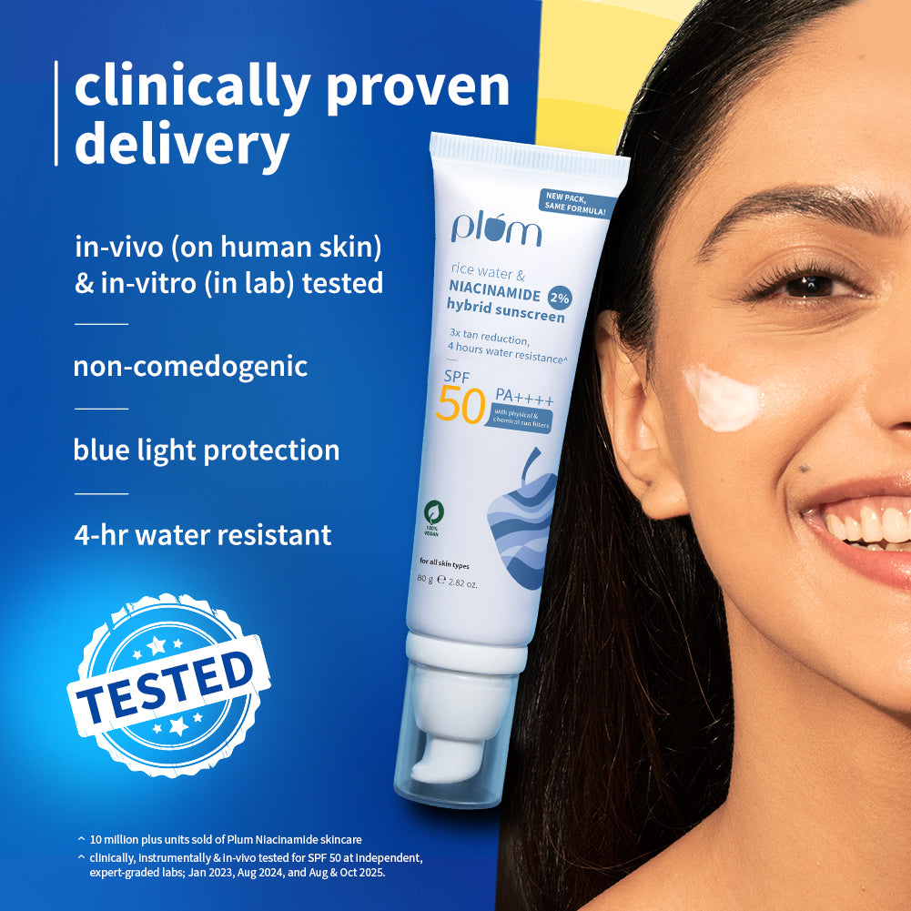 2% Niacinamide Sunscreen & Rice Water SPF 50 PA++++ Sunscreen