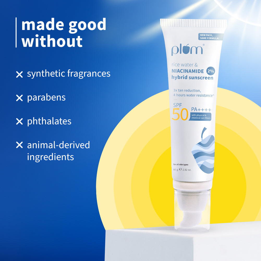 2% Niacinamide Sunscreen & Rice Water SPF 50 PA++++ Sunscreen