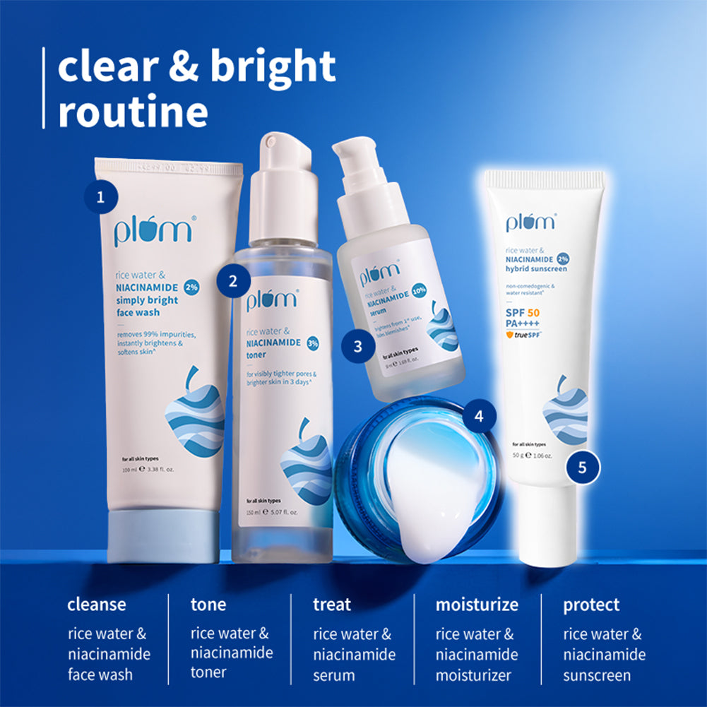 2% Niacinamide & Rice Water SPF 50 PA++++ Hybrid Sunscreen
