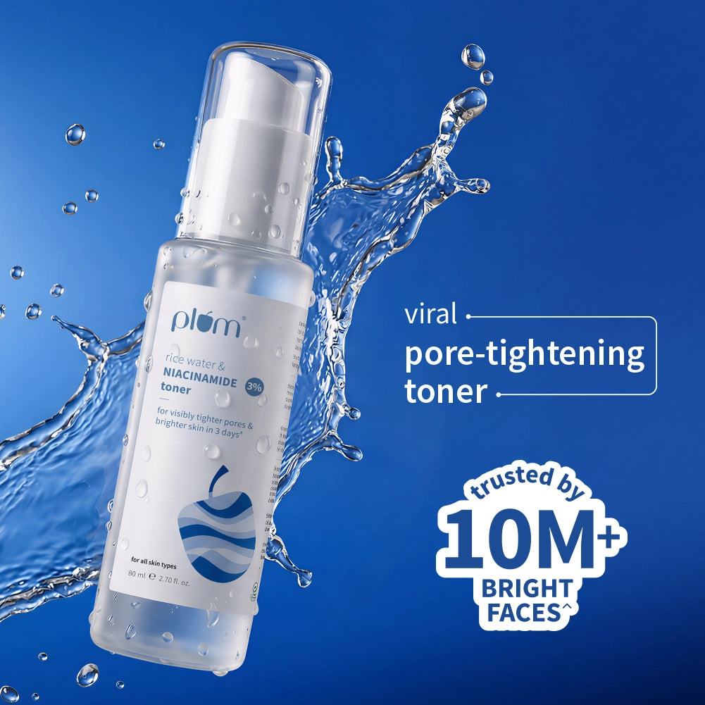 3% Niacinamide & Rice Water Toner for Bright Skin | 80 ml