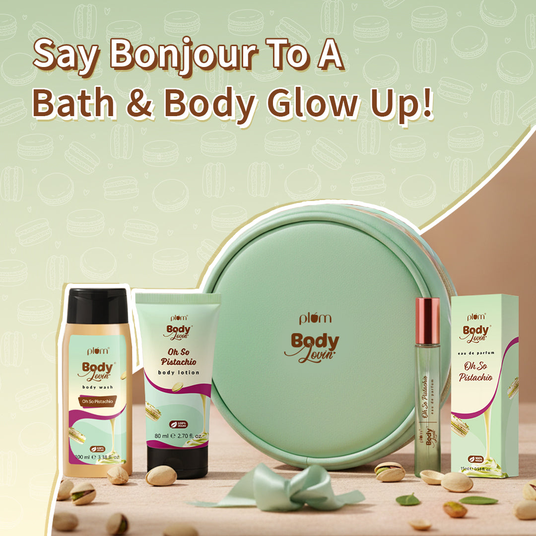 Oh So Pistachio Bath & Body Gift Set by Plum BodyLovin'