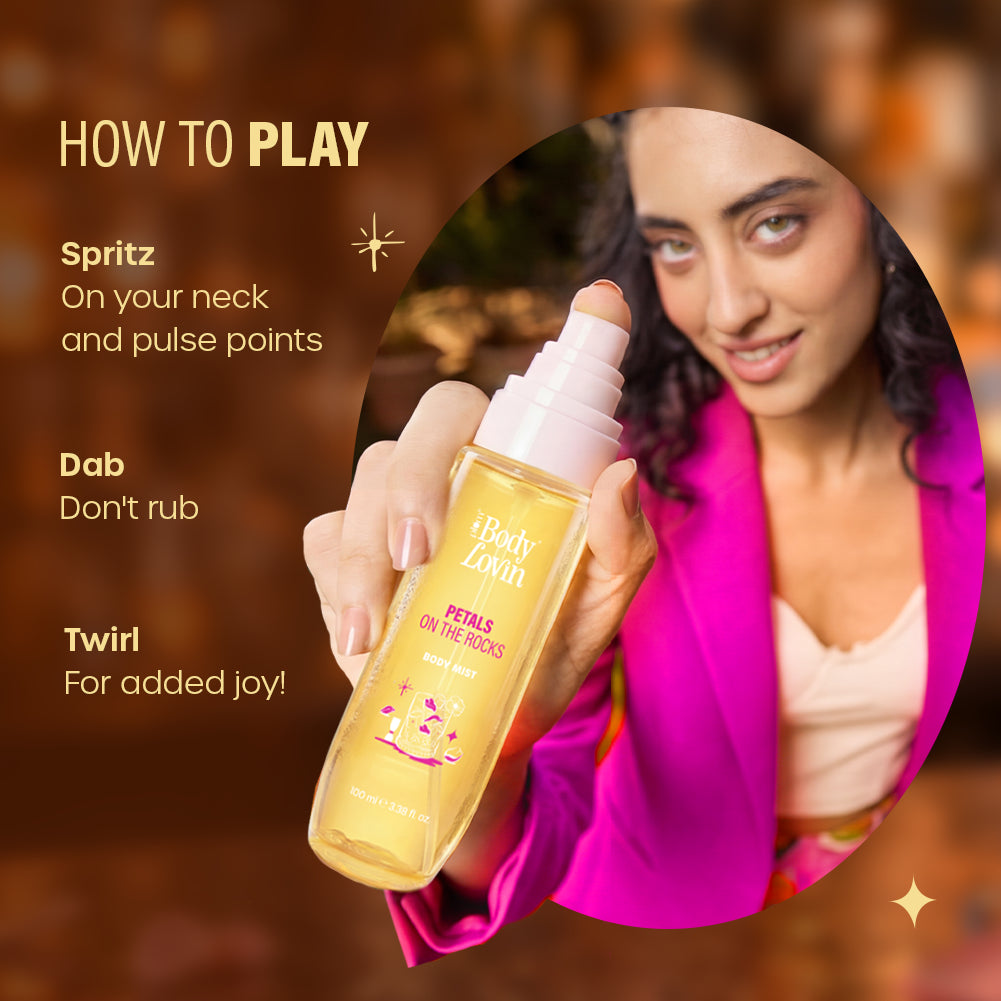 Petals On The Rocks Body Mist by BodyLovin'