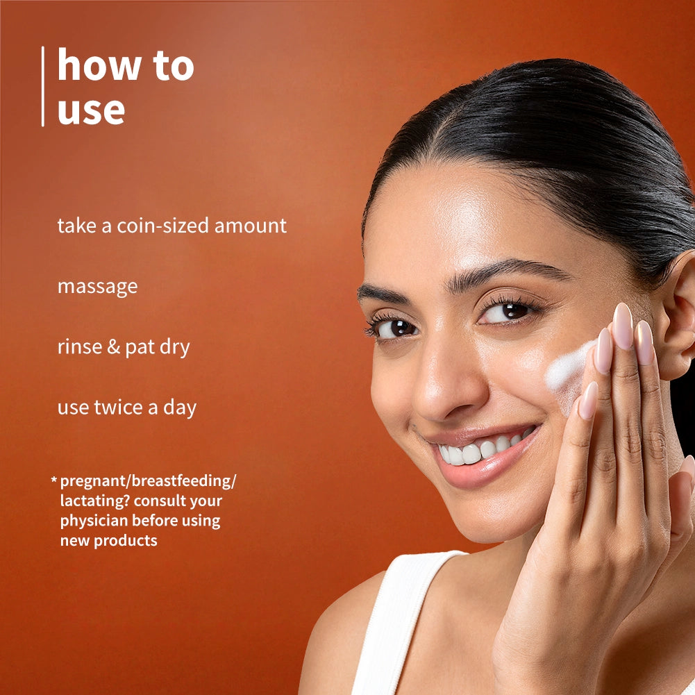 Saffron & Papaya Glow Bright Face Wash