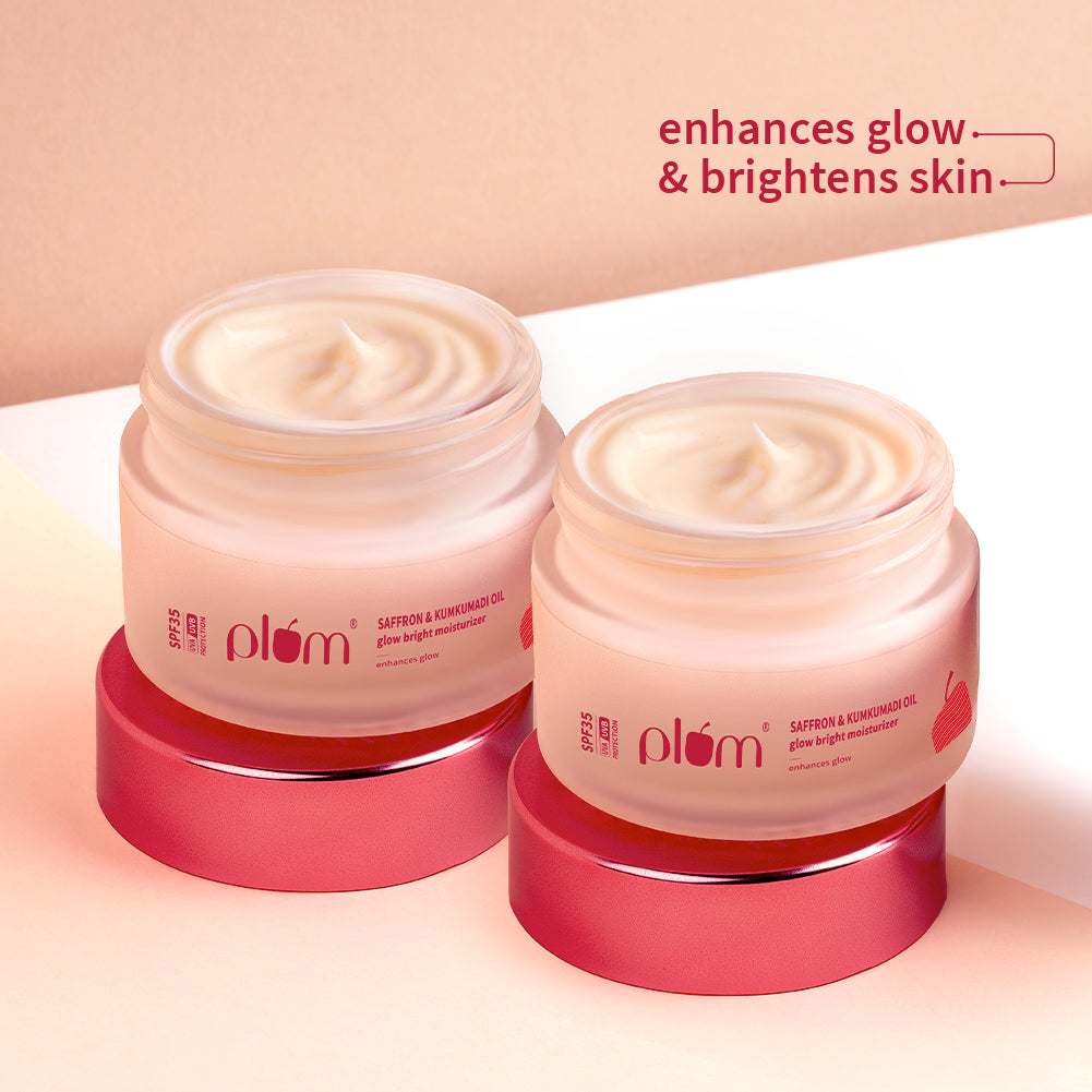 Saffron & Kumkumadi Oil Glow Bright Moisturizer with SPF 35