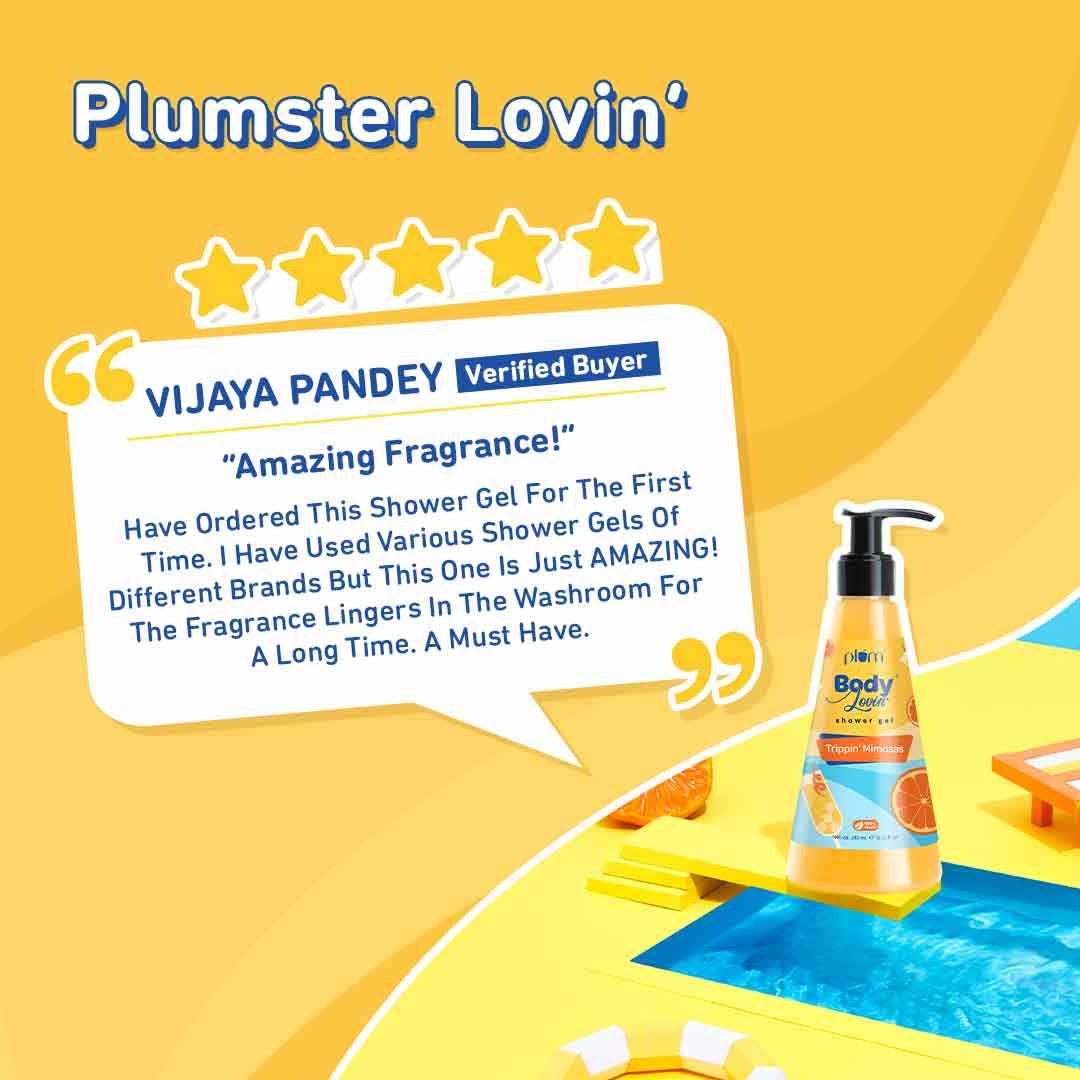 Trippin Mimosas Shower Gel by Plum BodyLovin'