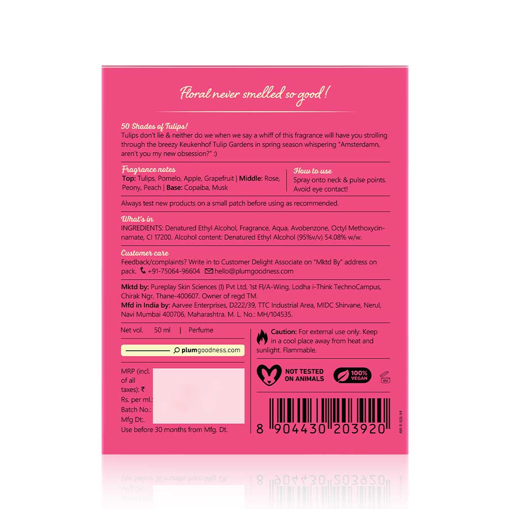 Tulips Don’t Lie Eau De Parfum by BodyLovin'