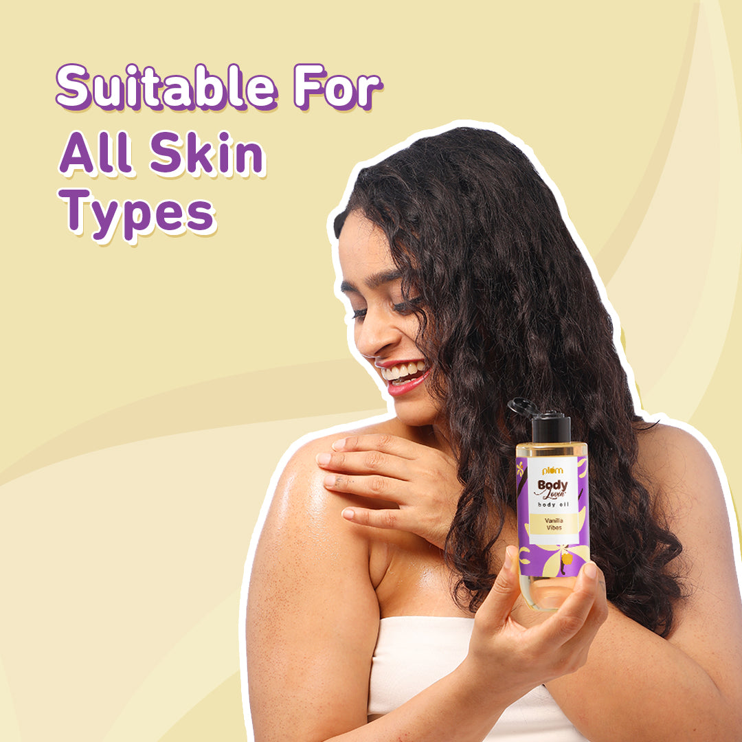 Vanilla Vibes Body Oil by Plum BodyLovin'