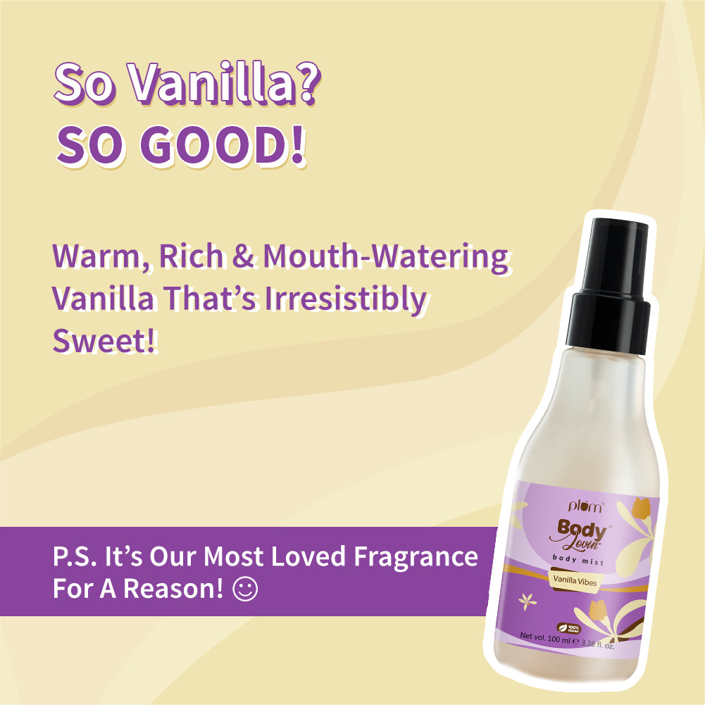 Vanilla Vibes Body Mist by Plum BodyLovin'